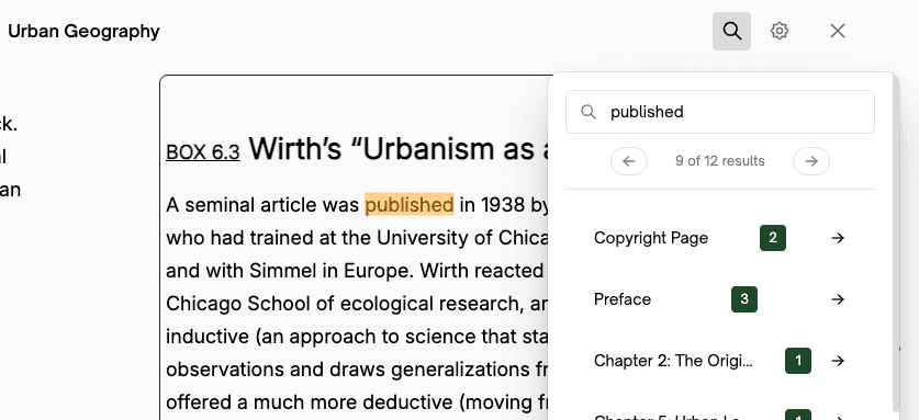 Search your textbook