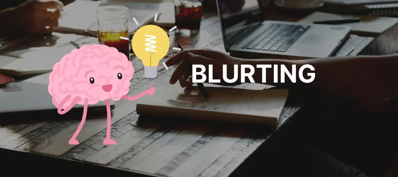 Hvad er blurting-metoden – og hvordan kan den hjælpe dig med at huske mere?