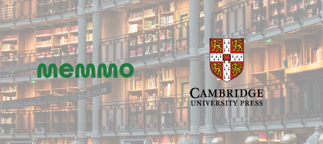 Memmo og Cambridge University Press indgår partnerskab