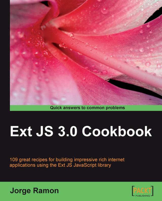 Ext JS 3.0 Cookbook by 