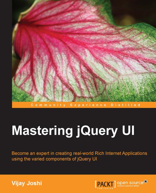 Mastering jQuery UI by Vijay Joshi