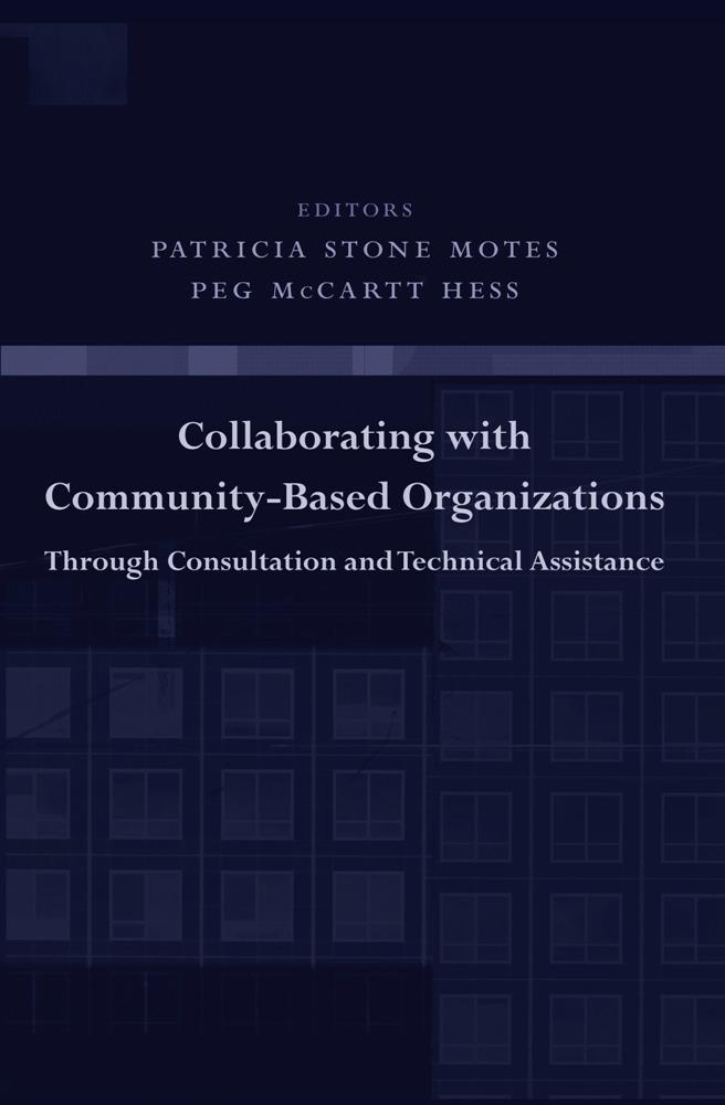 Collaborating with Community-Based Organizations Through Consultation and Technical Assistance