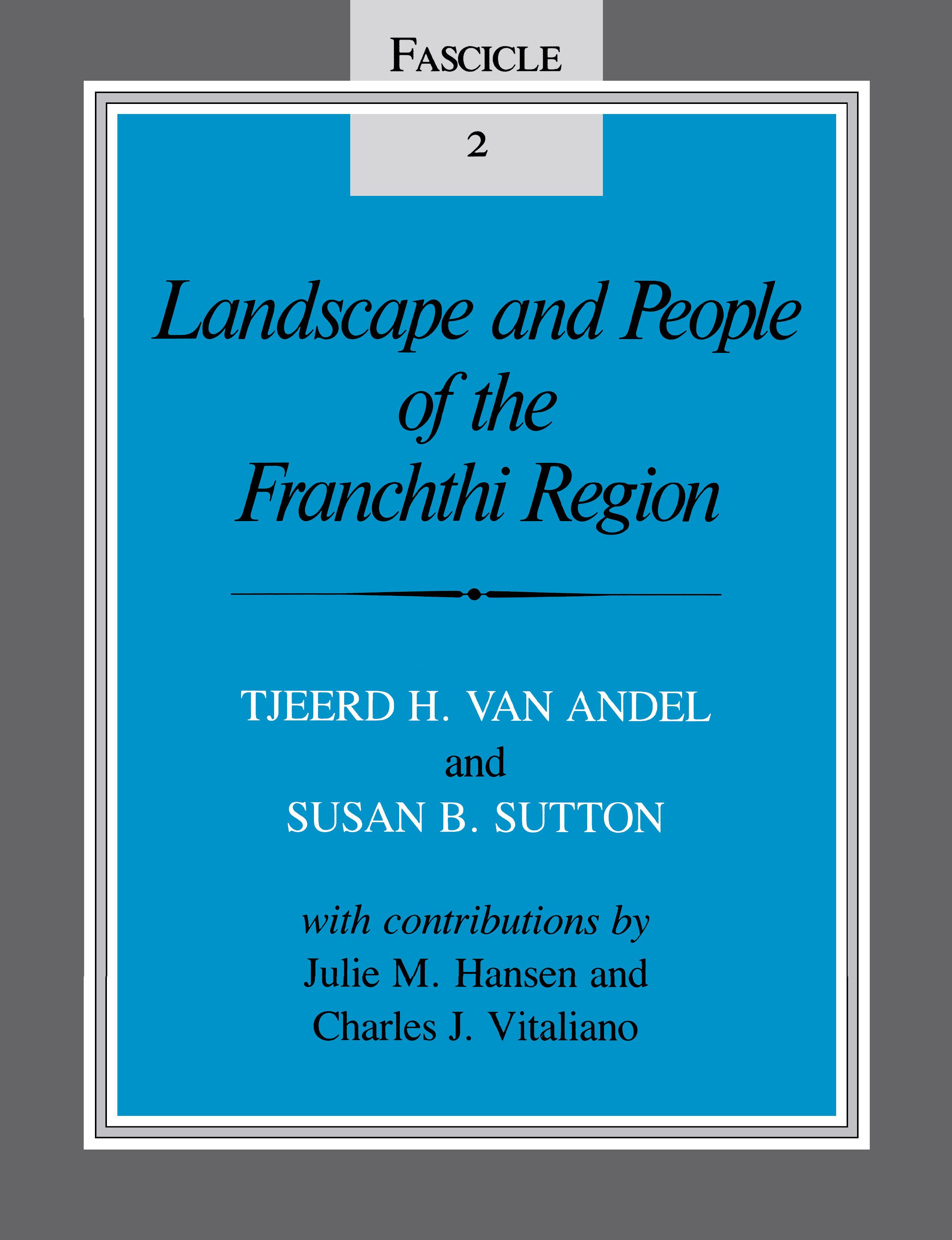 Landscape and People of the Franchthi Region