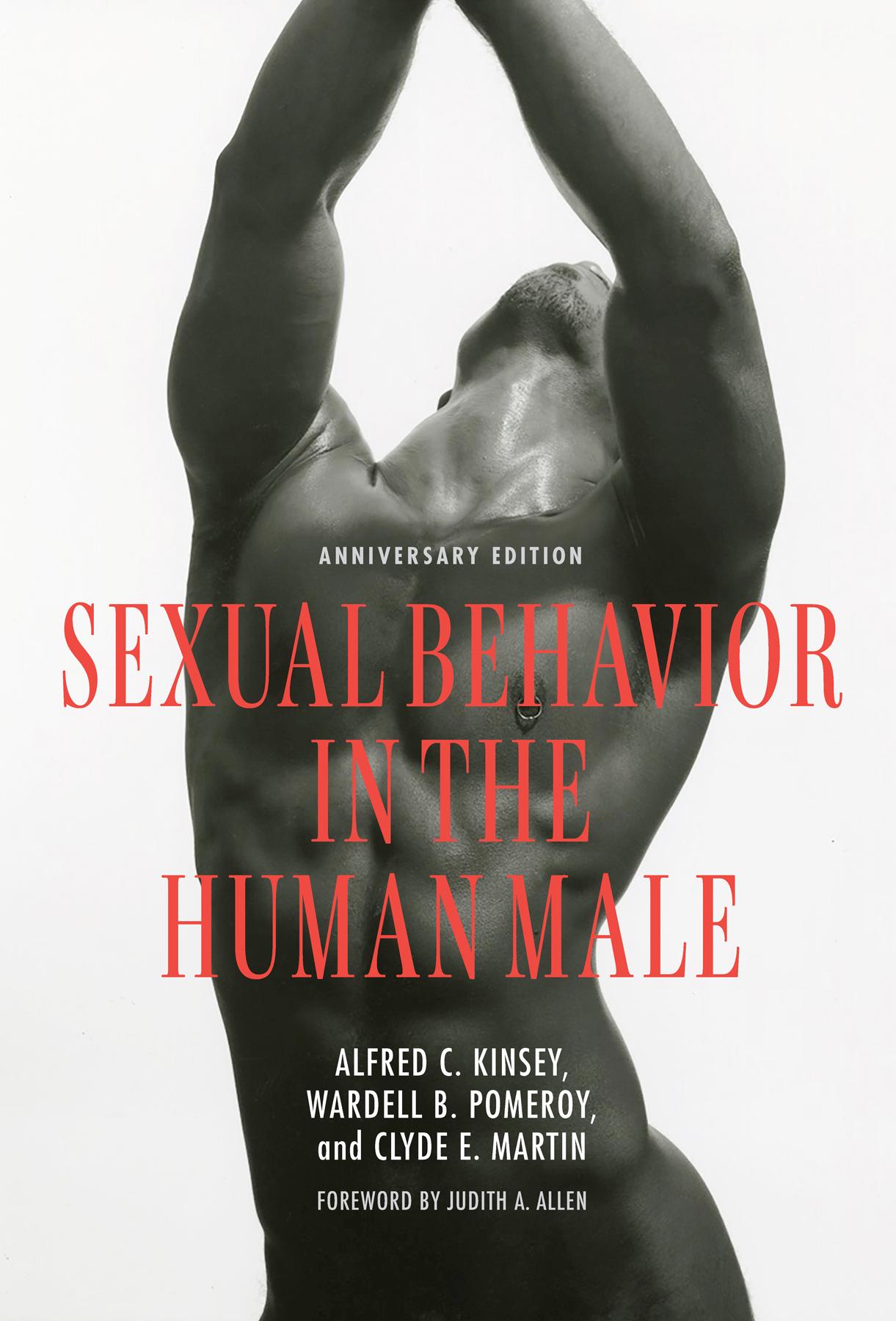 Sexual Behavior in the Human Male