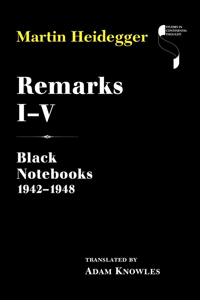 Remarks I–V by Adam Knowles, John Sallis, Martin Heidegger