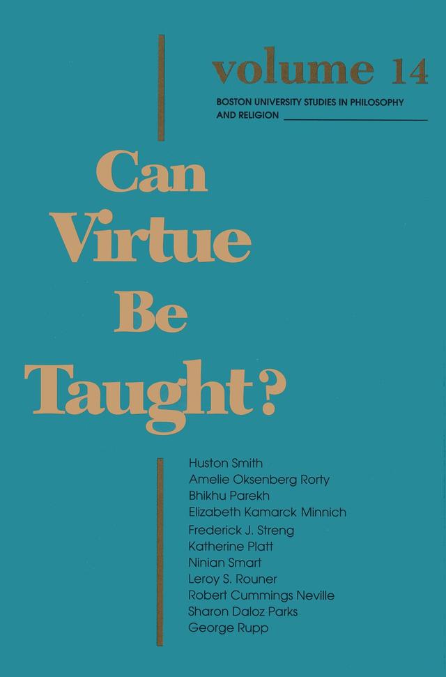 Can Virtue Be Taught? by Barbara Darling-Smith