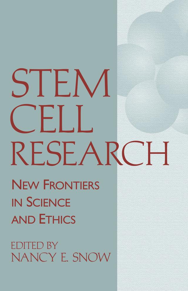 Stem Cell Research by Nancy E. Snow