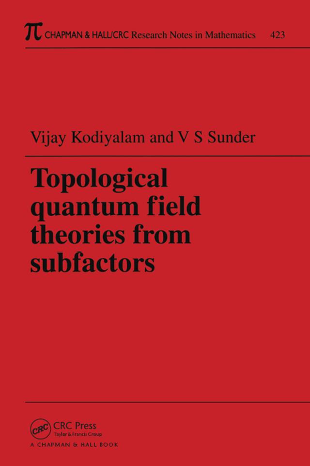 Topological Quantum Field Theories from Subfactors by Vijay Kodiyalam