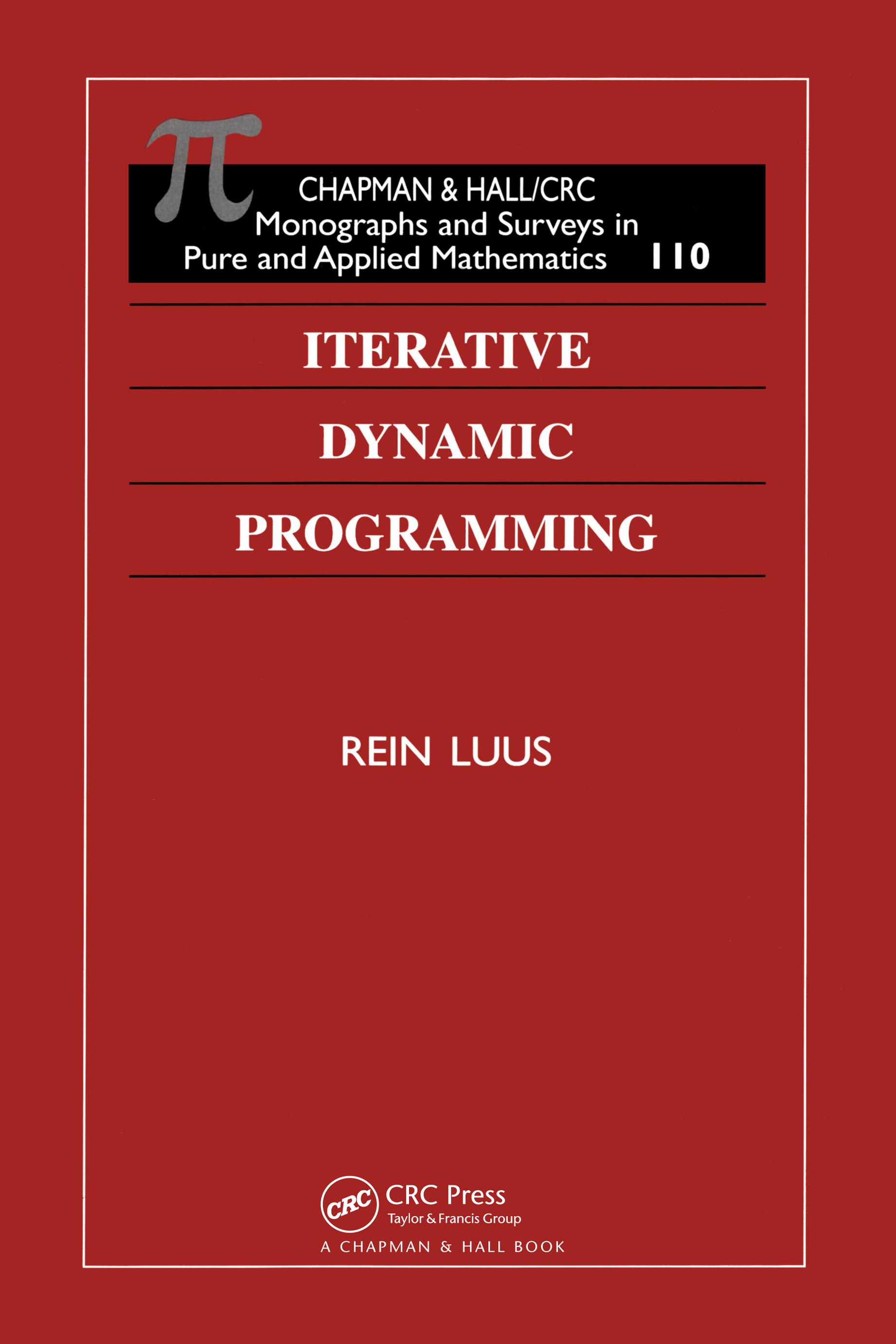 Iterative Dynamic Programming