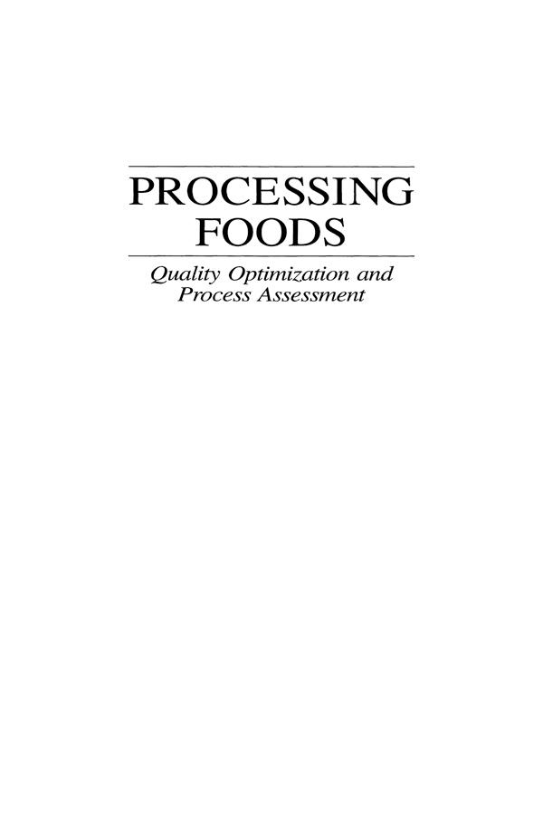 Processing Foods