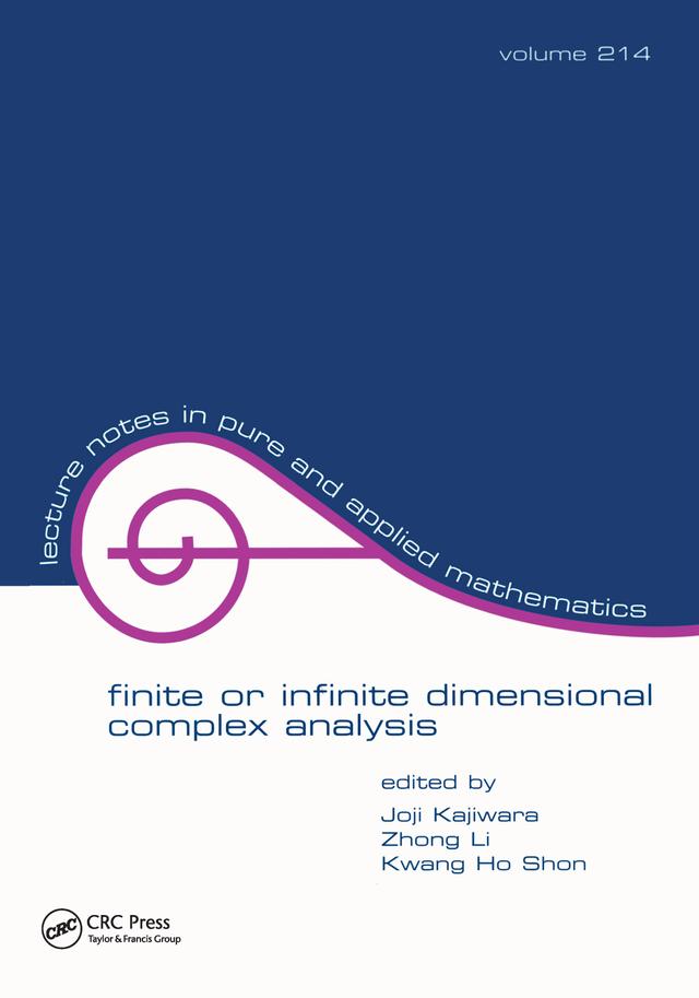 Finite or Infinite Dimensional Complex Analysis by Joji Kajiwara, Kwang Ho Shon, Zhong Li