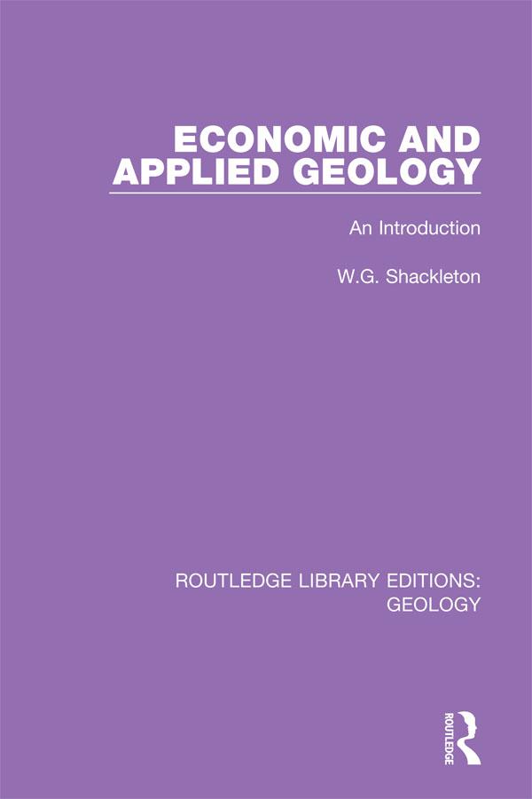 Economic and Applied Geology by W.G. Shackleton