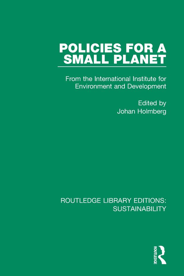 Policies for a Small Planet by Johan Holmberg