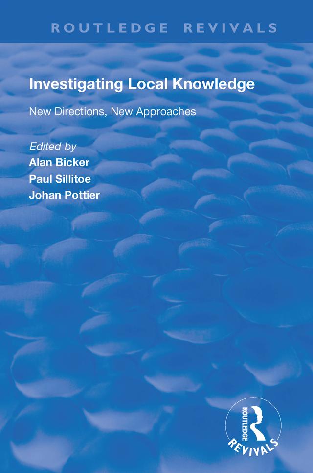 Investigating Local Knowledge by Paul Sillitoe