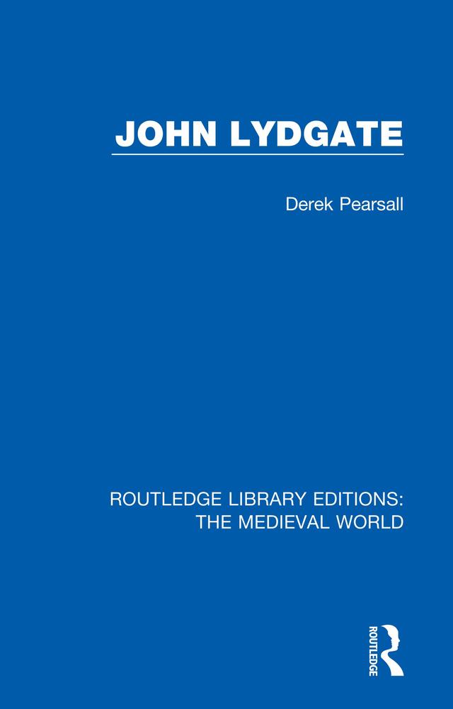 John Lydgate by Derek Pearsall