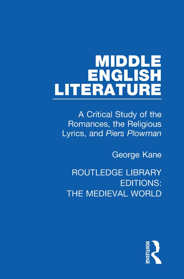 Middle English Literature by George Kane
