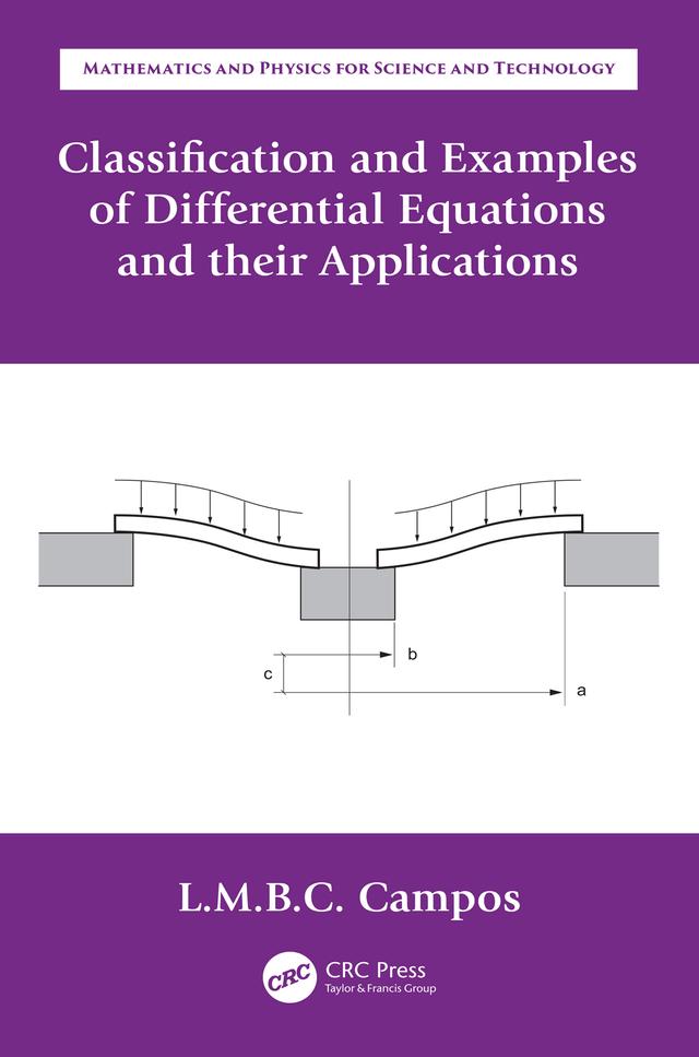 Classification and Examples of Differential Equations and their Applications by Luis Manuel Braga da Costa Campos