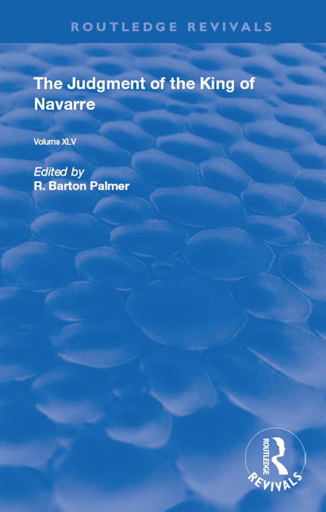 The Judgment of the King of Navarre by Guillaume de Machaut, R. Barton Palmer