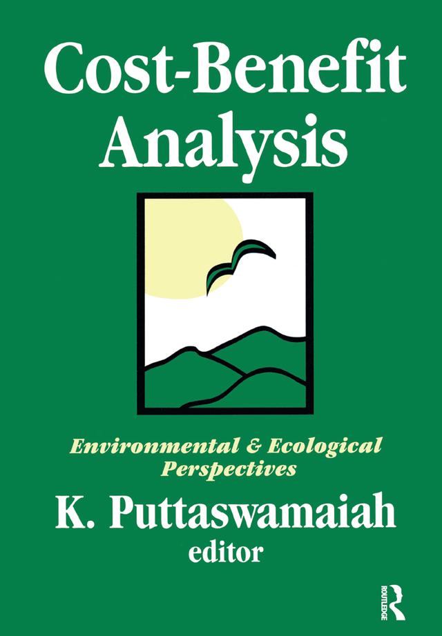 Cost-benefit Analysis by K. Puttaswamaiah