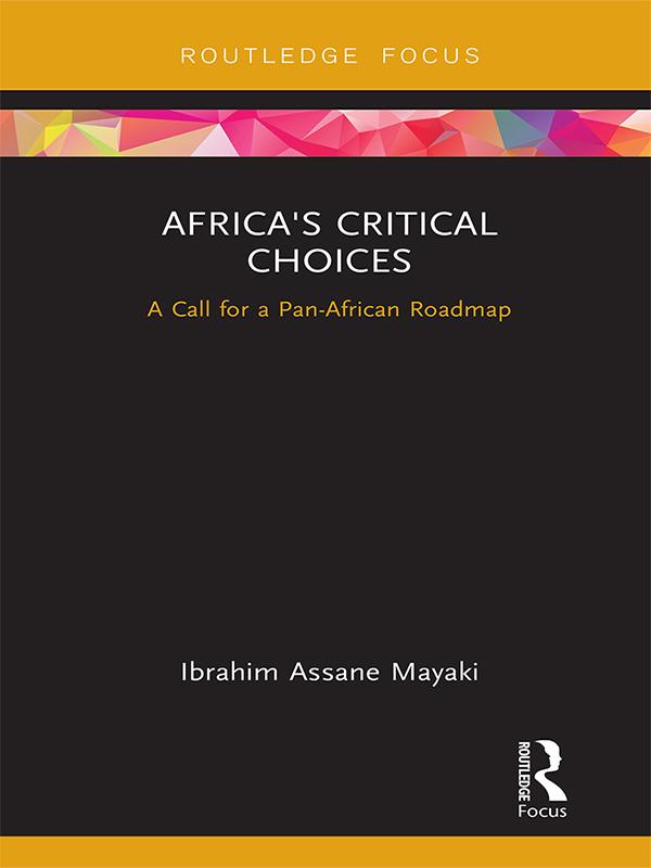 Africa's Critical Choices by Dunod Editeur