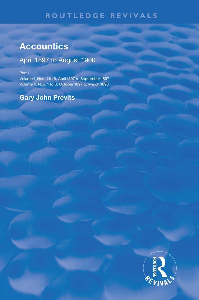 Accountics, Part I by Gary John Previts