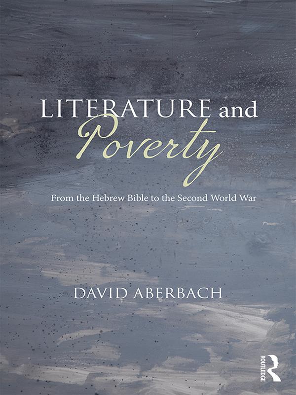 Literature and Poverty by David Aberbach