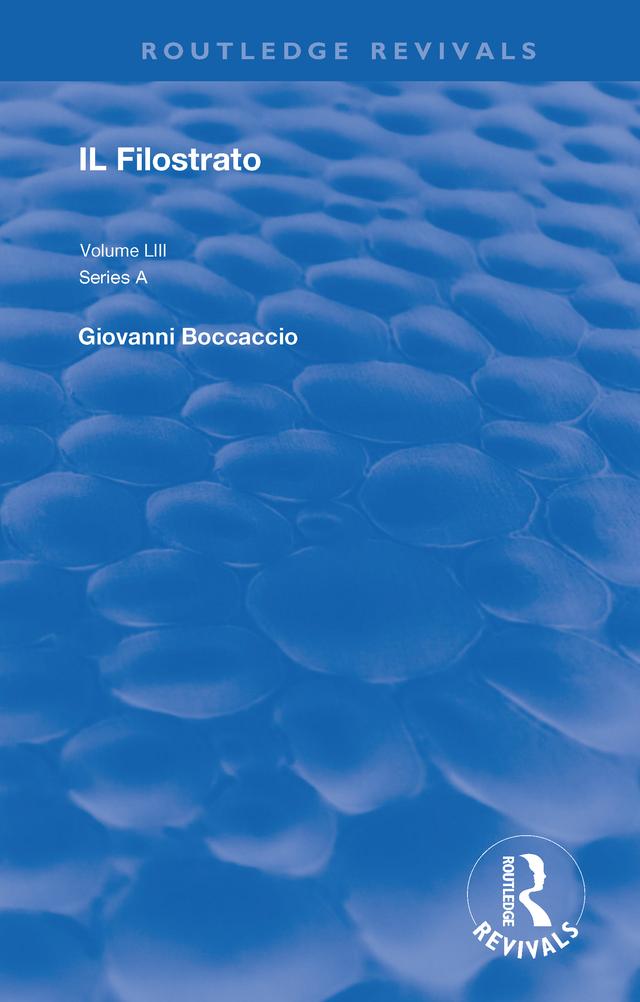 Il Filostrato by Giovanni Boccaccio