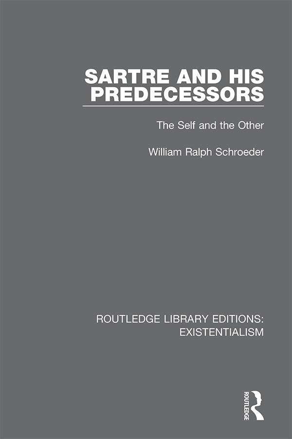 Sartre and his Predecessors