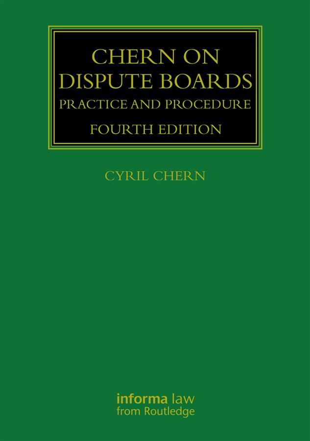 Chern on Dispute Boards