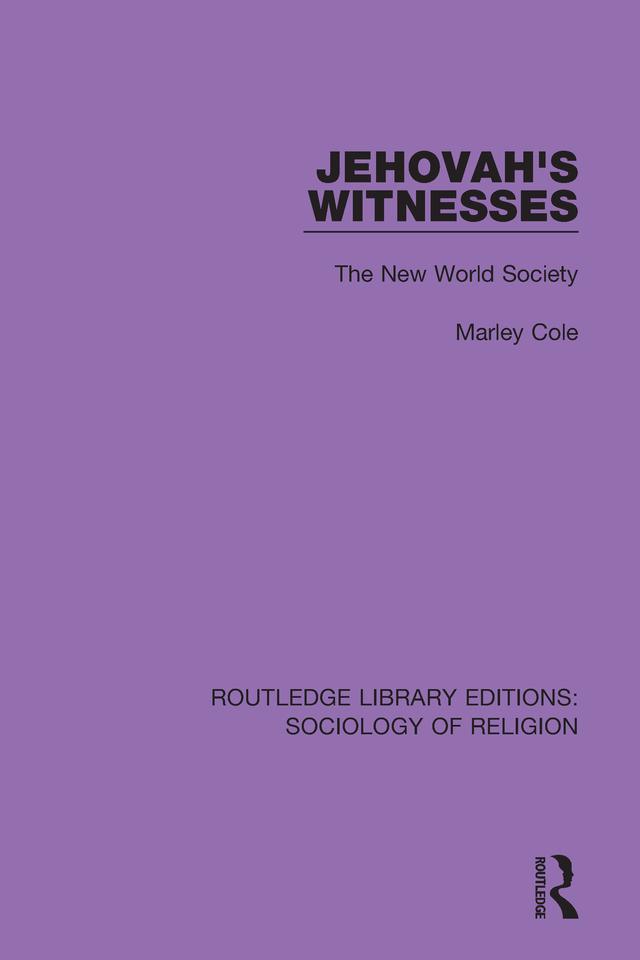 Jehovah's Witnesses by Marley Cole