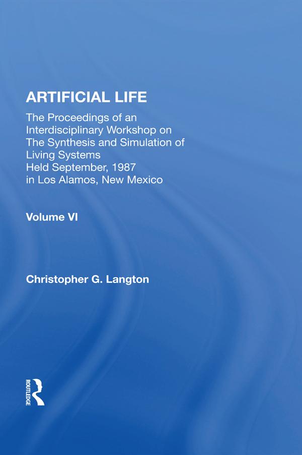 Artificial Life by Christopher Langton