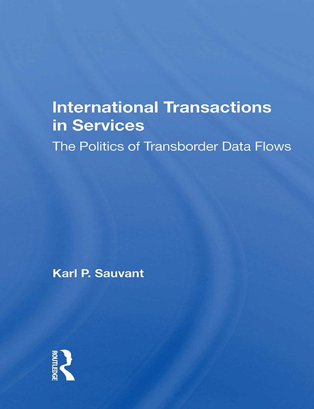 International Transactions In Services by Karl P Sauvant