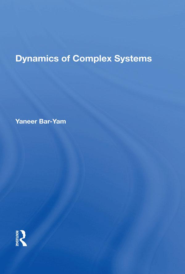 Dynamics Of Complex Systems by Yaneer Bar-yam