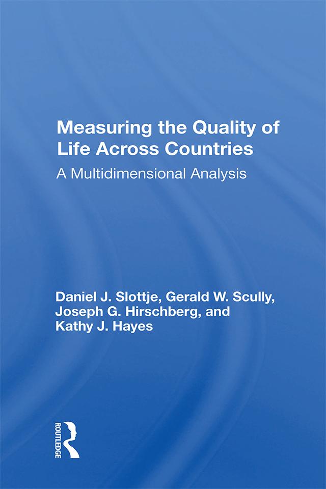 Measuring The Quality Of Life Across Countries by Daniel Slottje