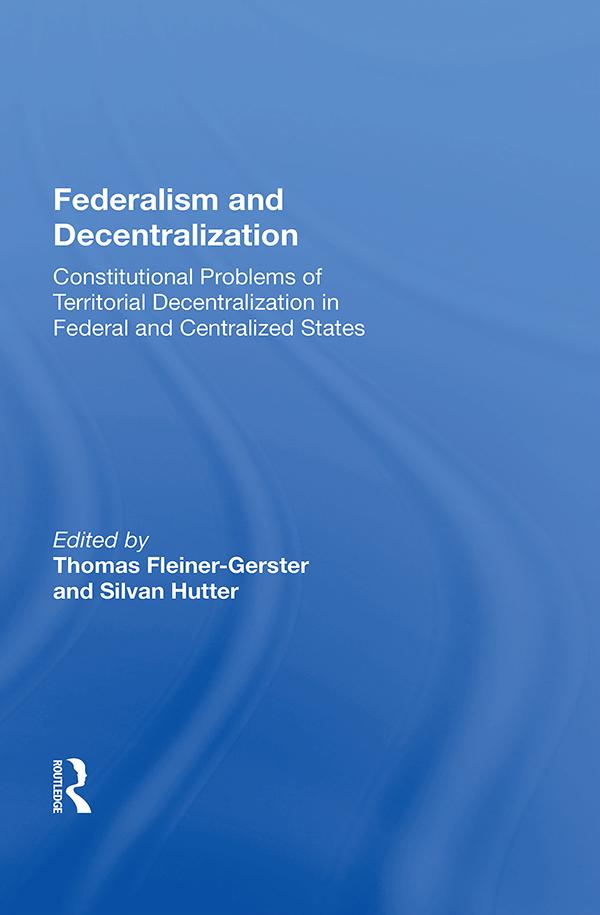Federalism And Decentralization