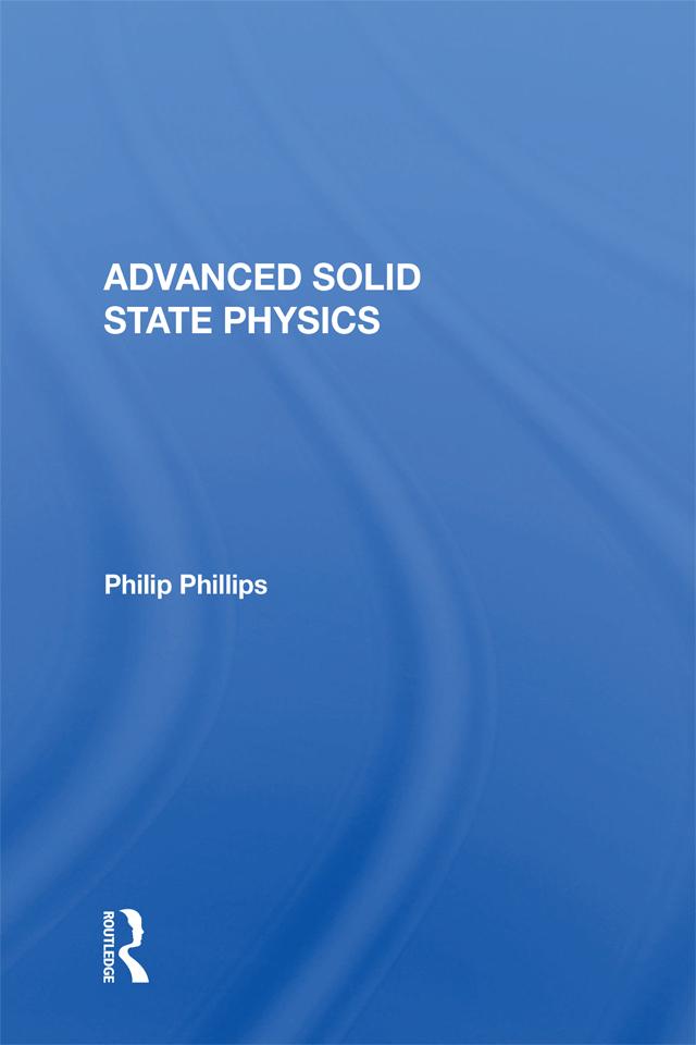 Advanced Solid State Physics
