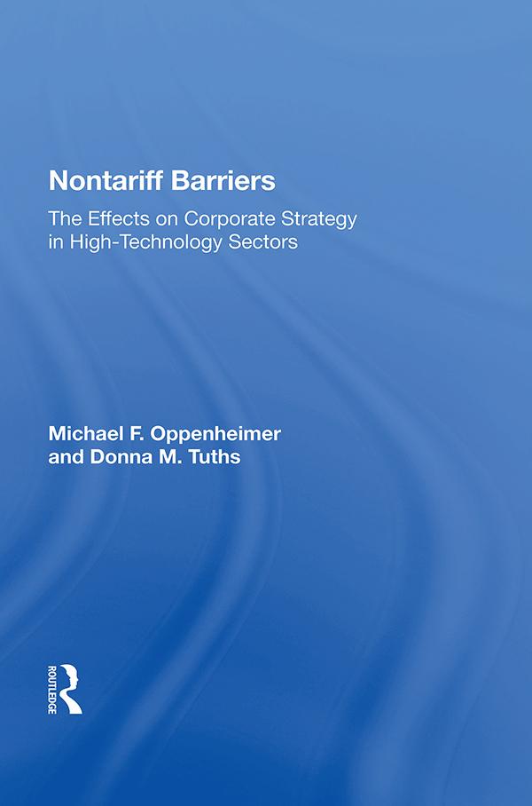 Nontariff Barriers by Michael F. Oppenheimer