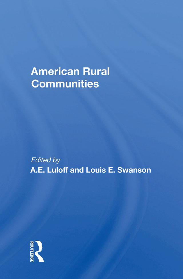 American Rural Communities by A.E. Luloff