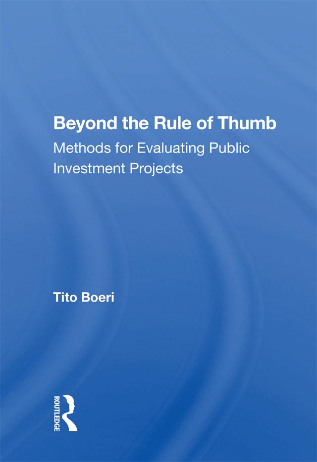 Beyond The Rule Of Thumb by Tito Boeri