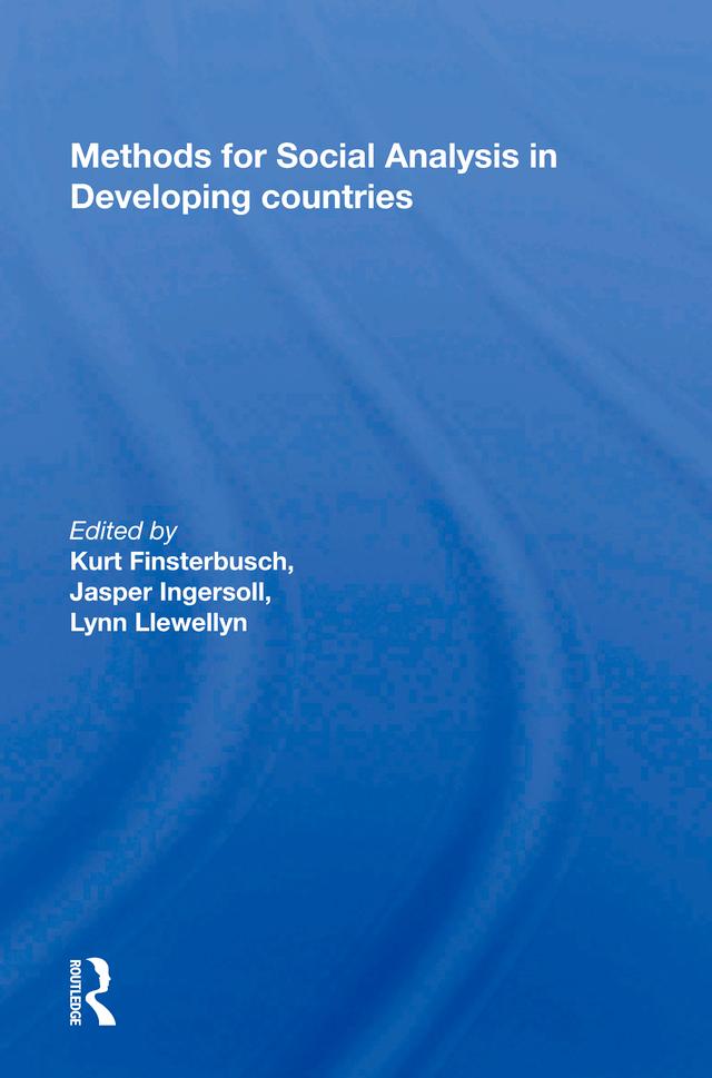 Methods for Social Analysis in Developing Countries by Kurt Finsterbusch