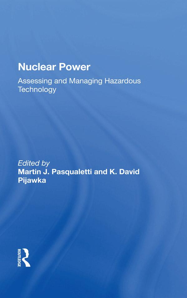 Nuclear Power by Martin J Pasqualetti