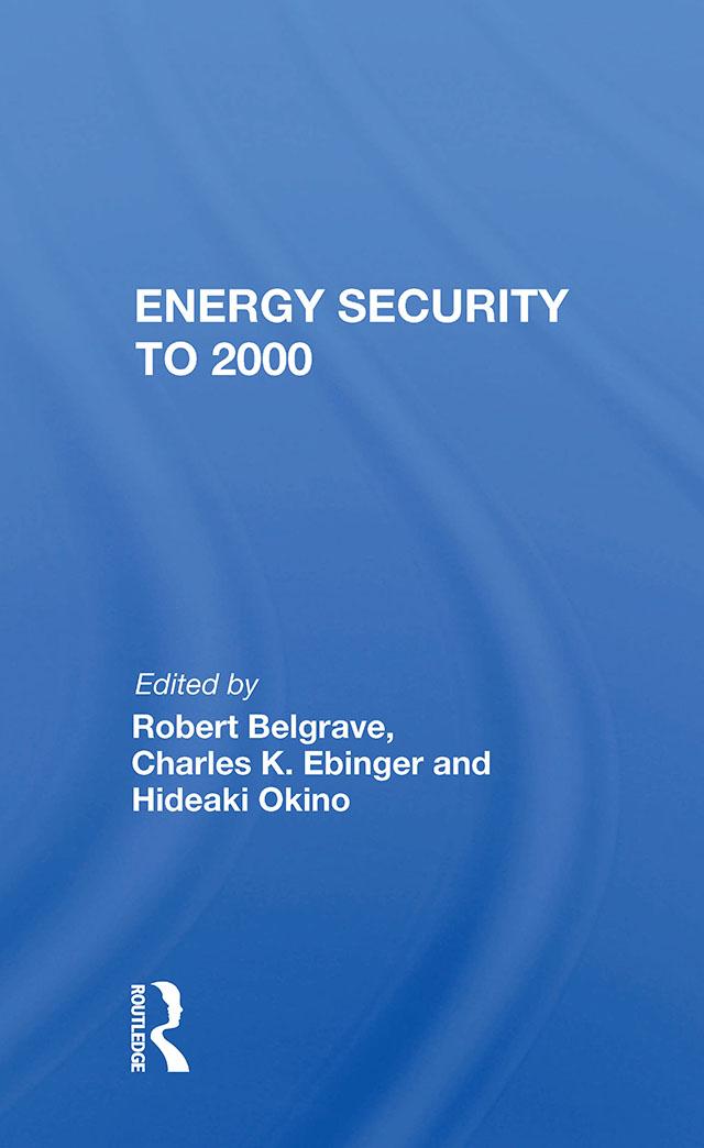 Energy Security To 2000 by Robert Belgrave