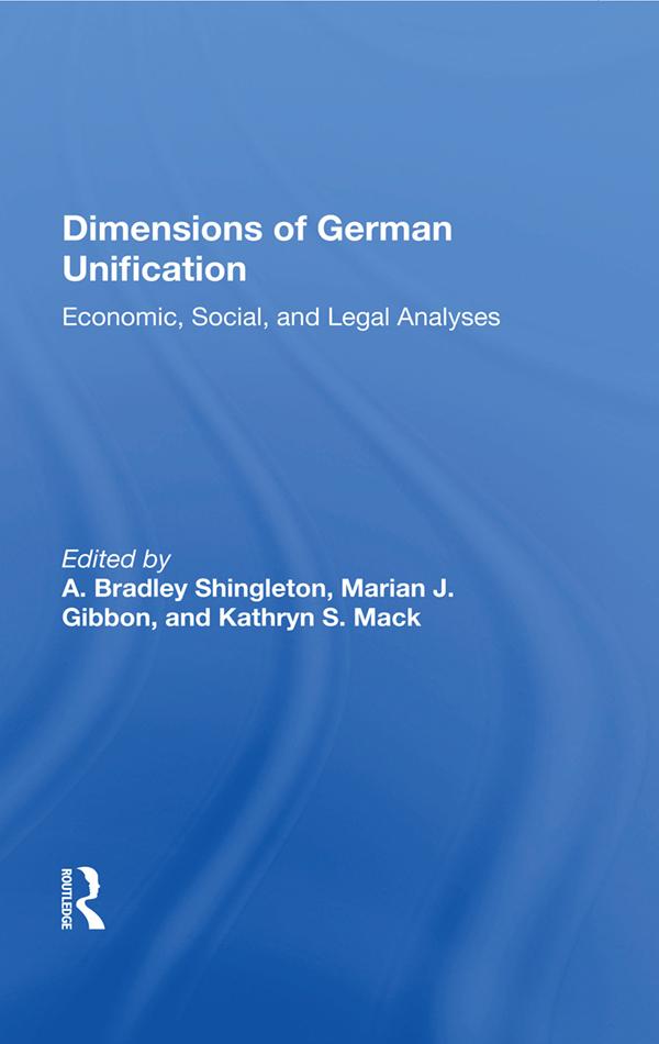 Dimensions Of German Unification