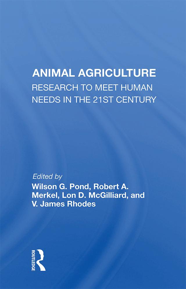 Animal Agriculture by Wilson G. Pond