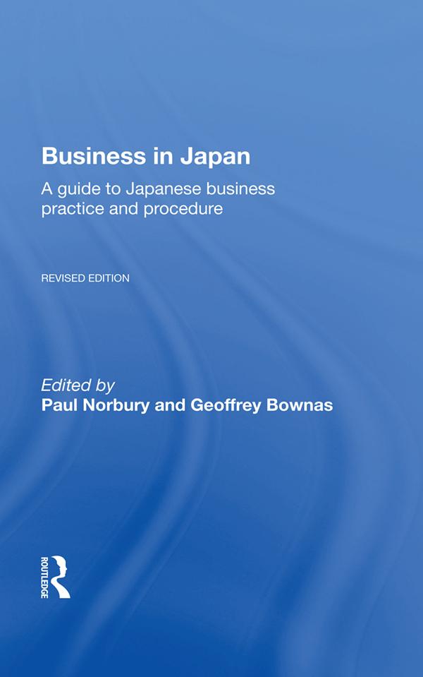 Business In Japan by Paul Norbury