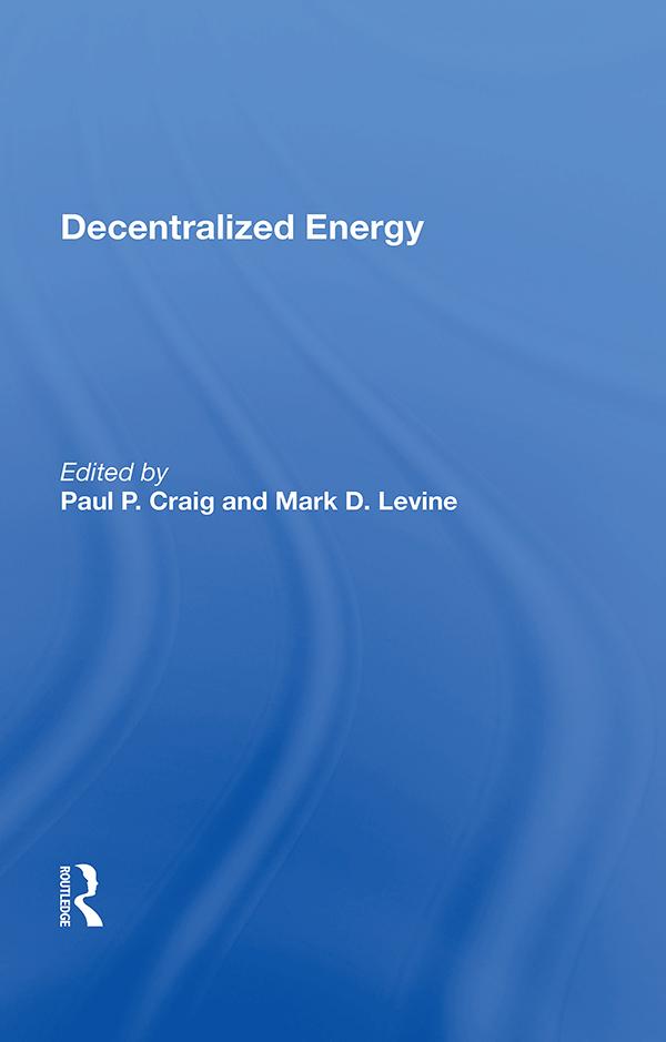 Decentralized Energy by Paul P. Craig