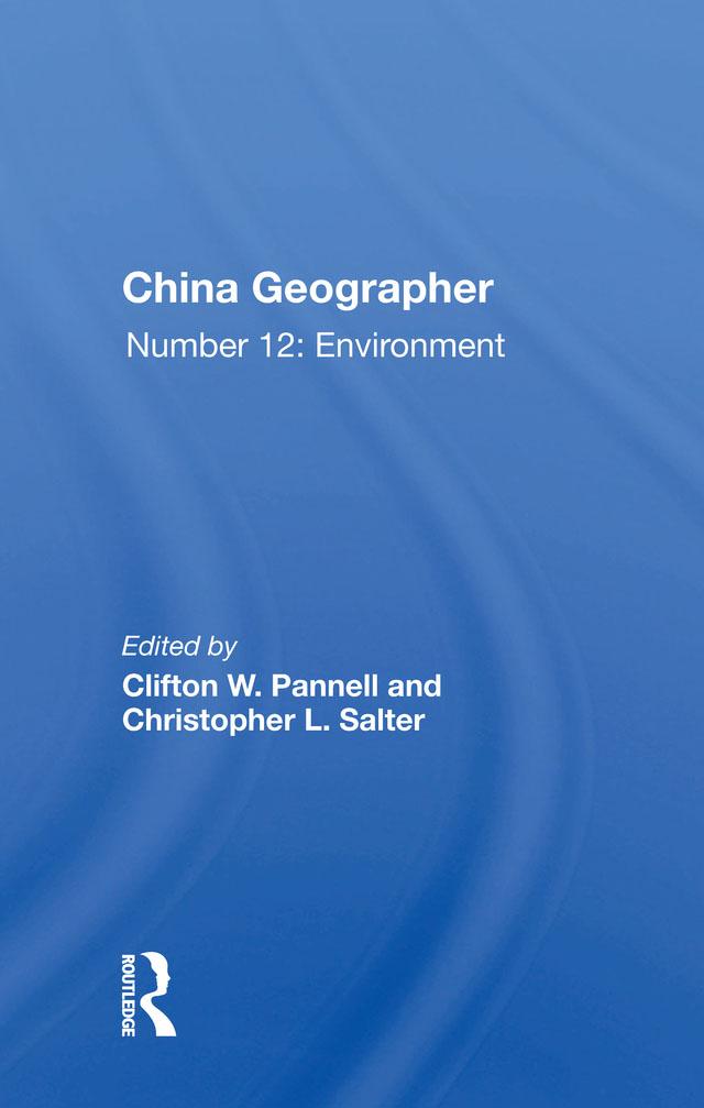 China Geographer by Clifton W. Pannell