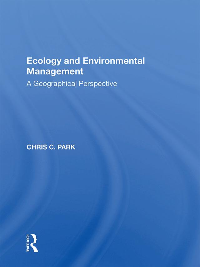 Ecology & Environ Mgmt by Roger Park