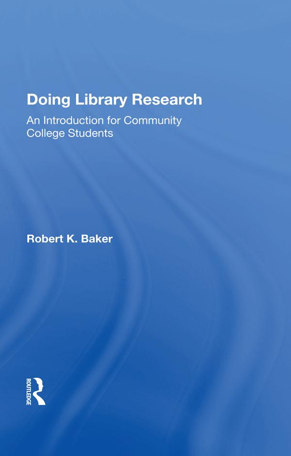 Doing Library Research