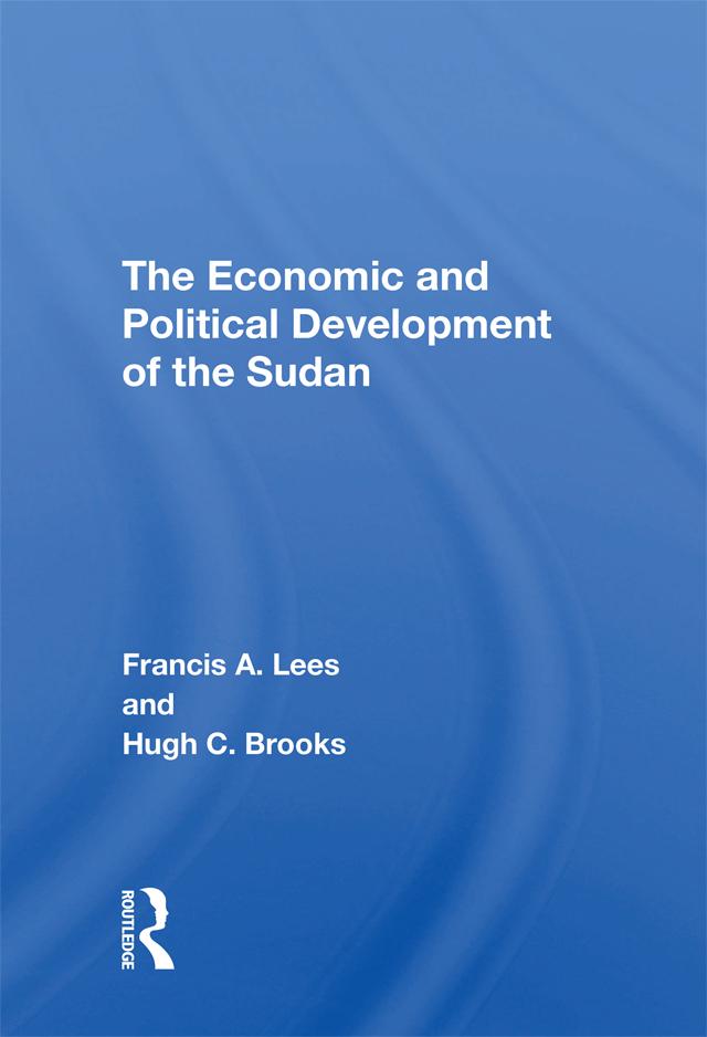 Economic-pol Dev Sudan by Francis A. Lees